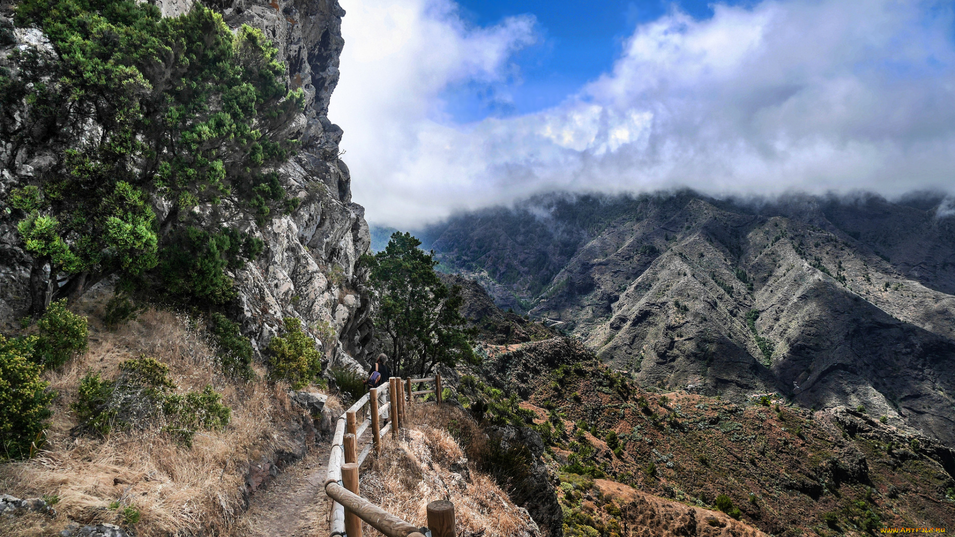 природа, горы, простор