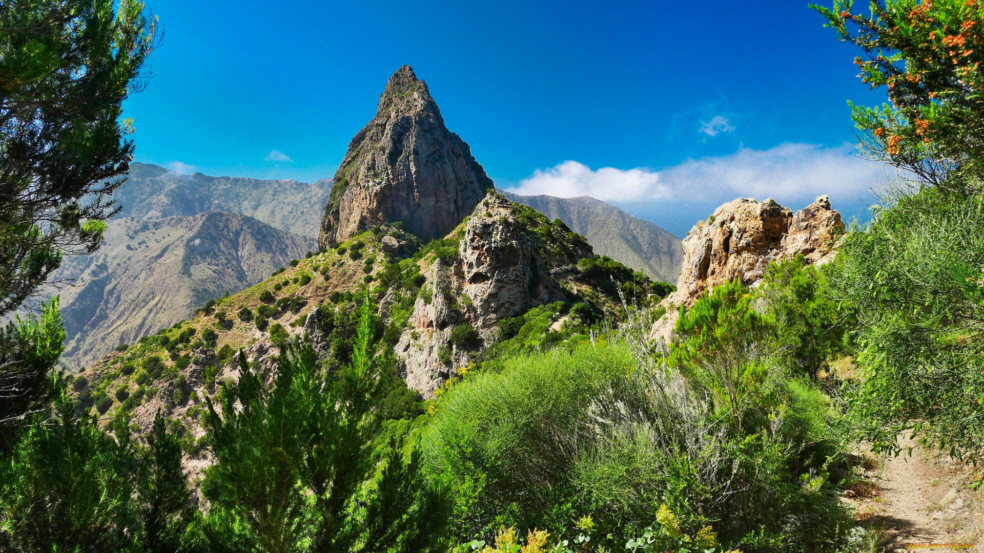 природа, горы, простор