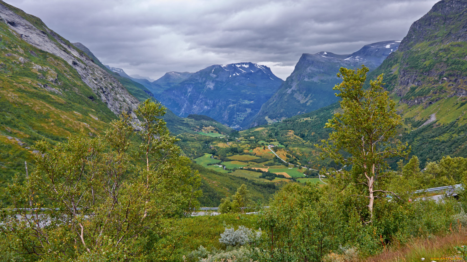 природа, горы, простор