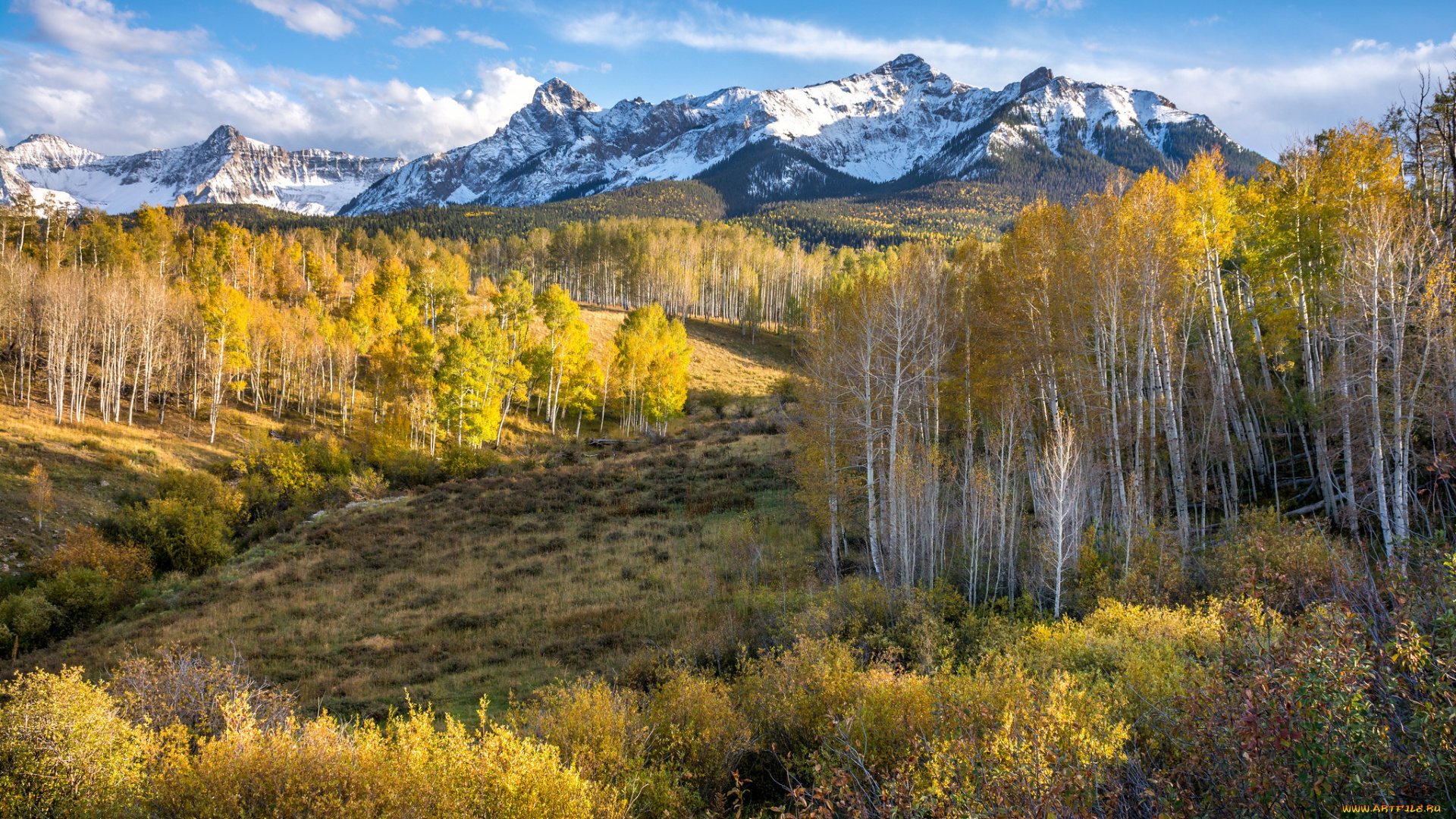 природа, горы, простор