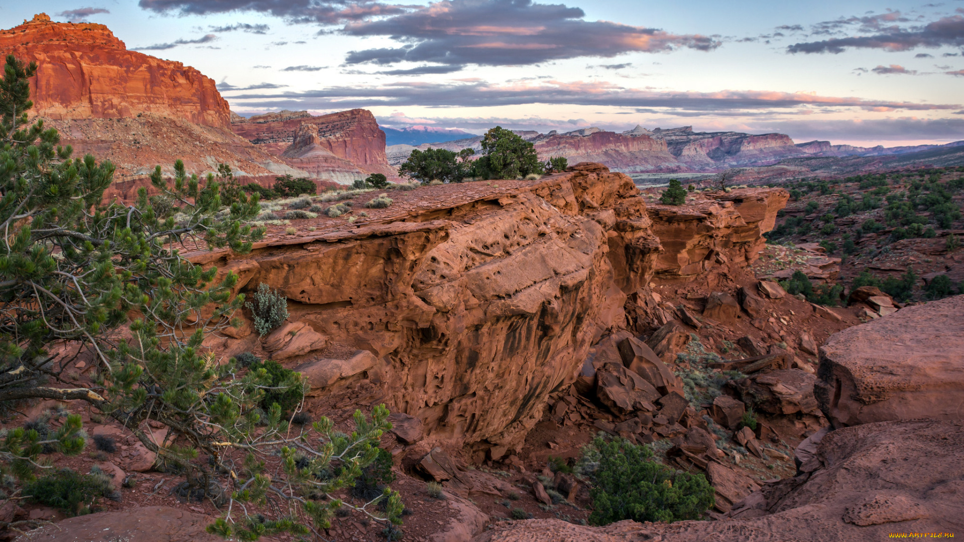 природа, горы, простор