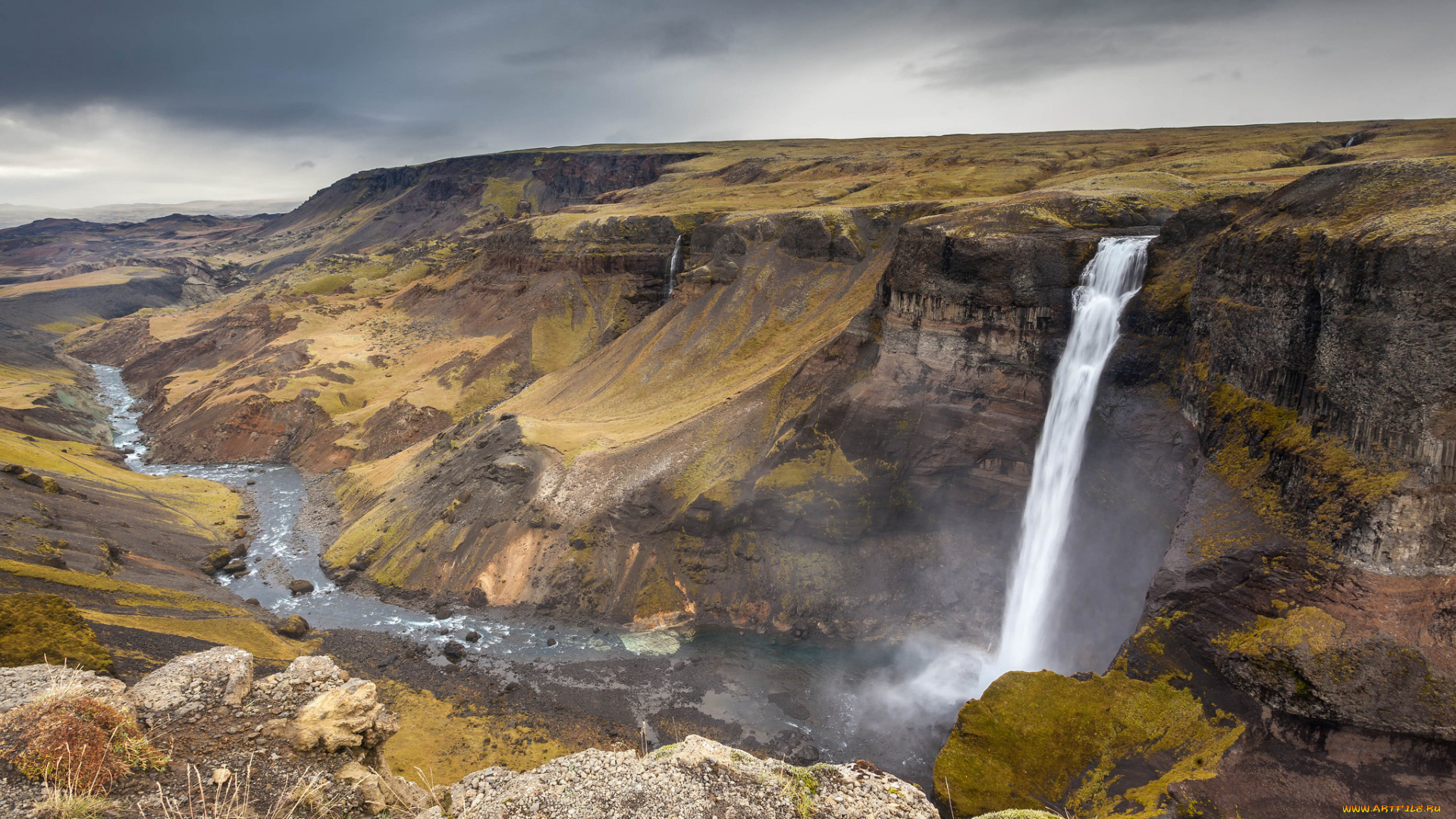 природа, водопады, простор