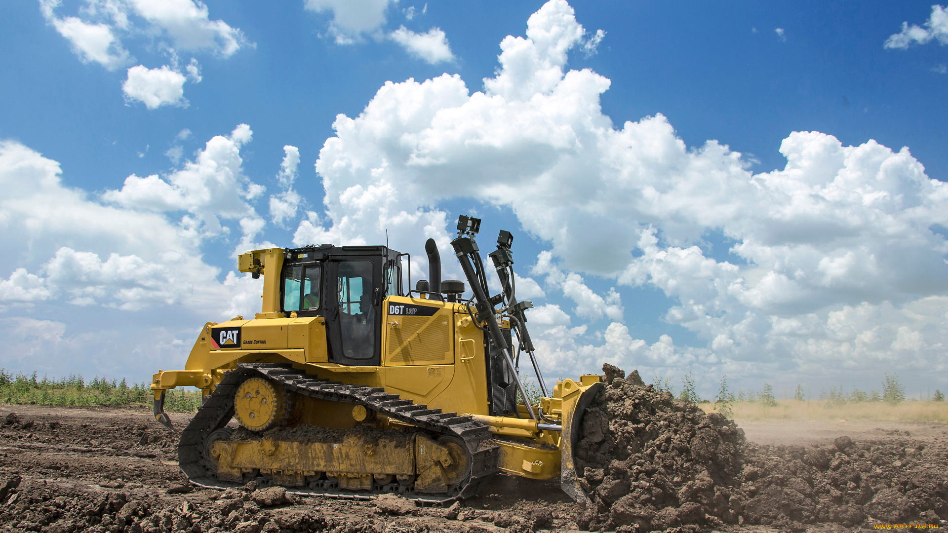 техника, бульдозеры, caterpillar