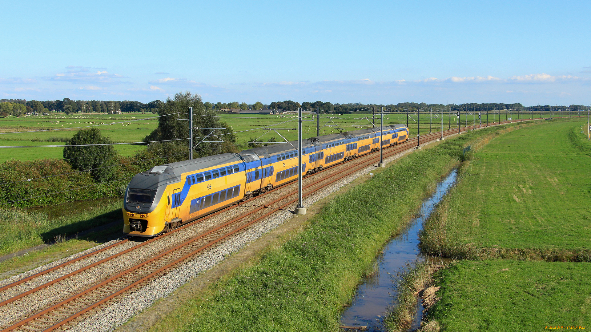 техника, электровозы, локомотив, состав