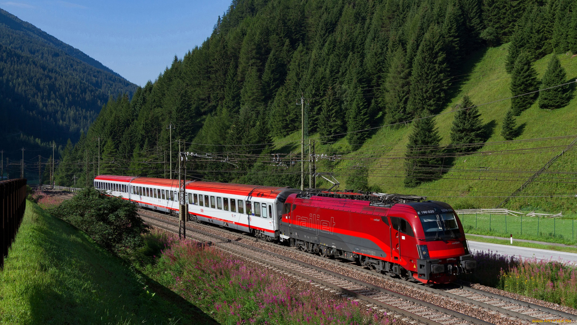 техника, электровозы, локомотив, состав