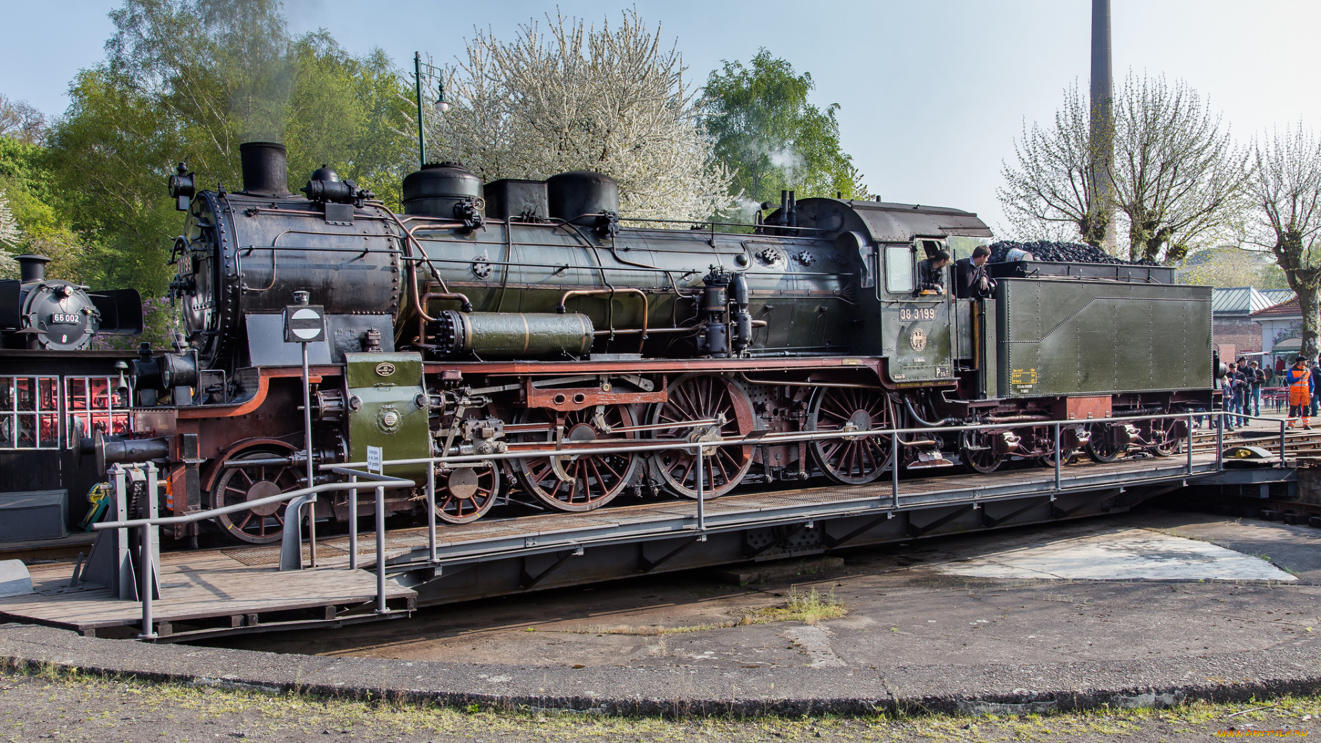 техника, паровозы, состав, локомотив