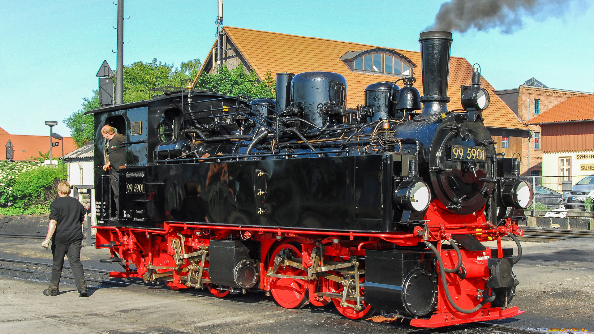 техника, паровозы, состав, локомотив