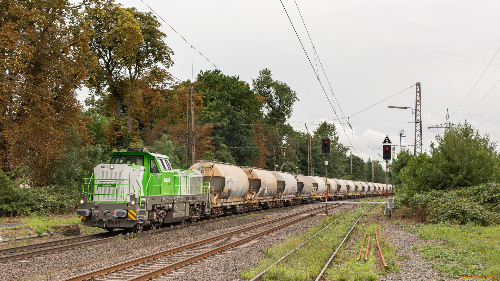 техника, поезда, локомотив, состав