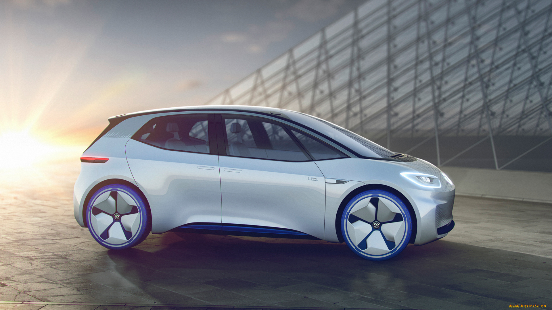 volkswagen, id, concept, 2016, автомобили, volkswagen, concept, id, 2016