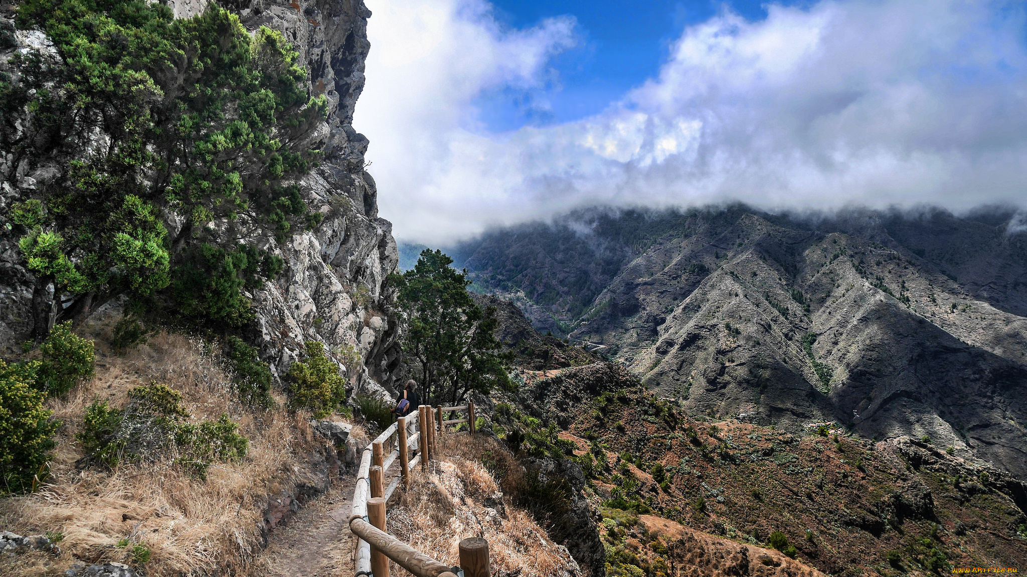 природа, горы, простор