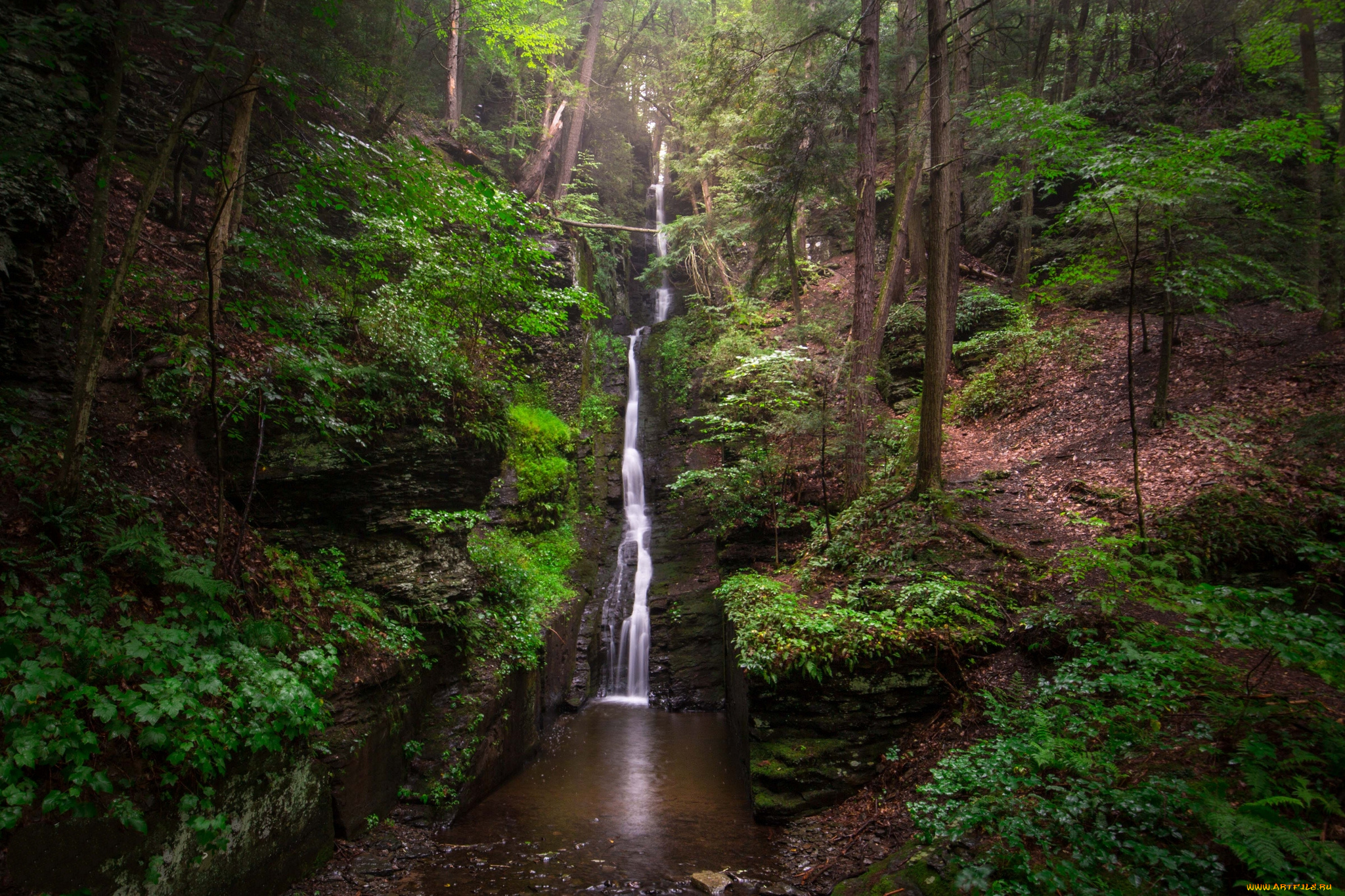 природа, водопады, простор