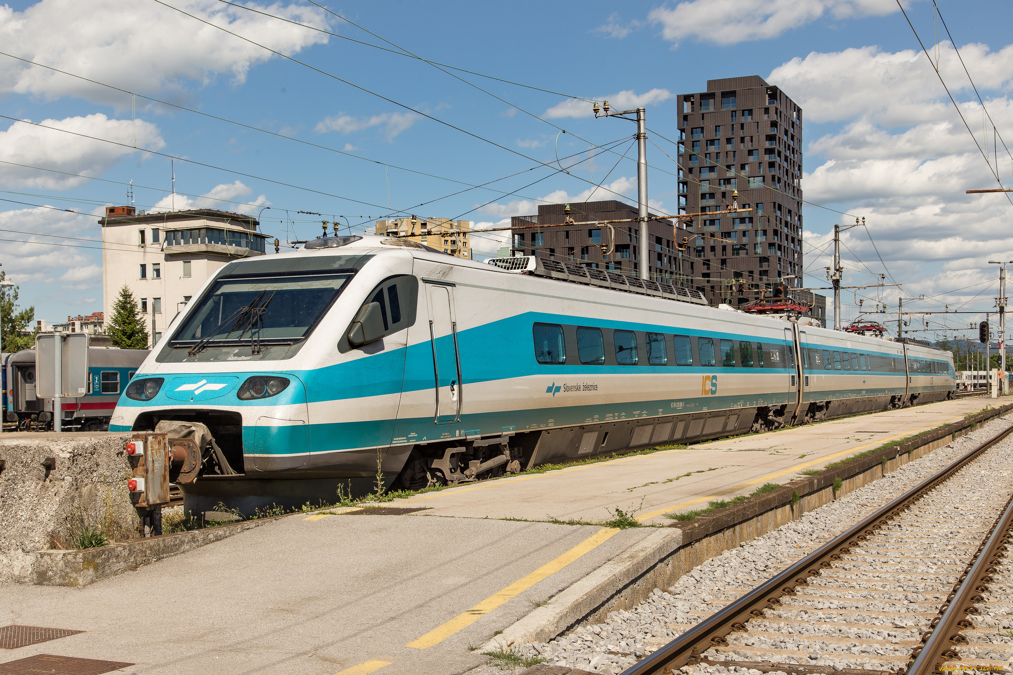 техника, электровозы, локомотив, состав