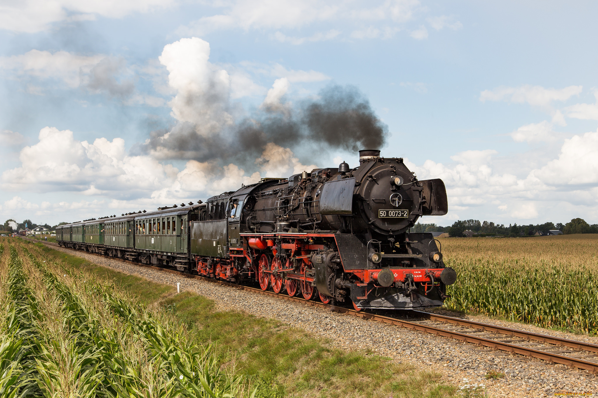 техника, паровозы, локомотив, состав