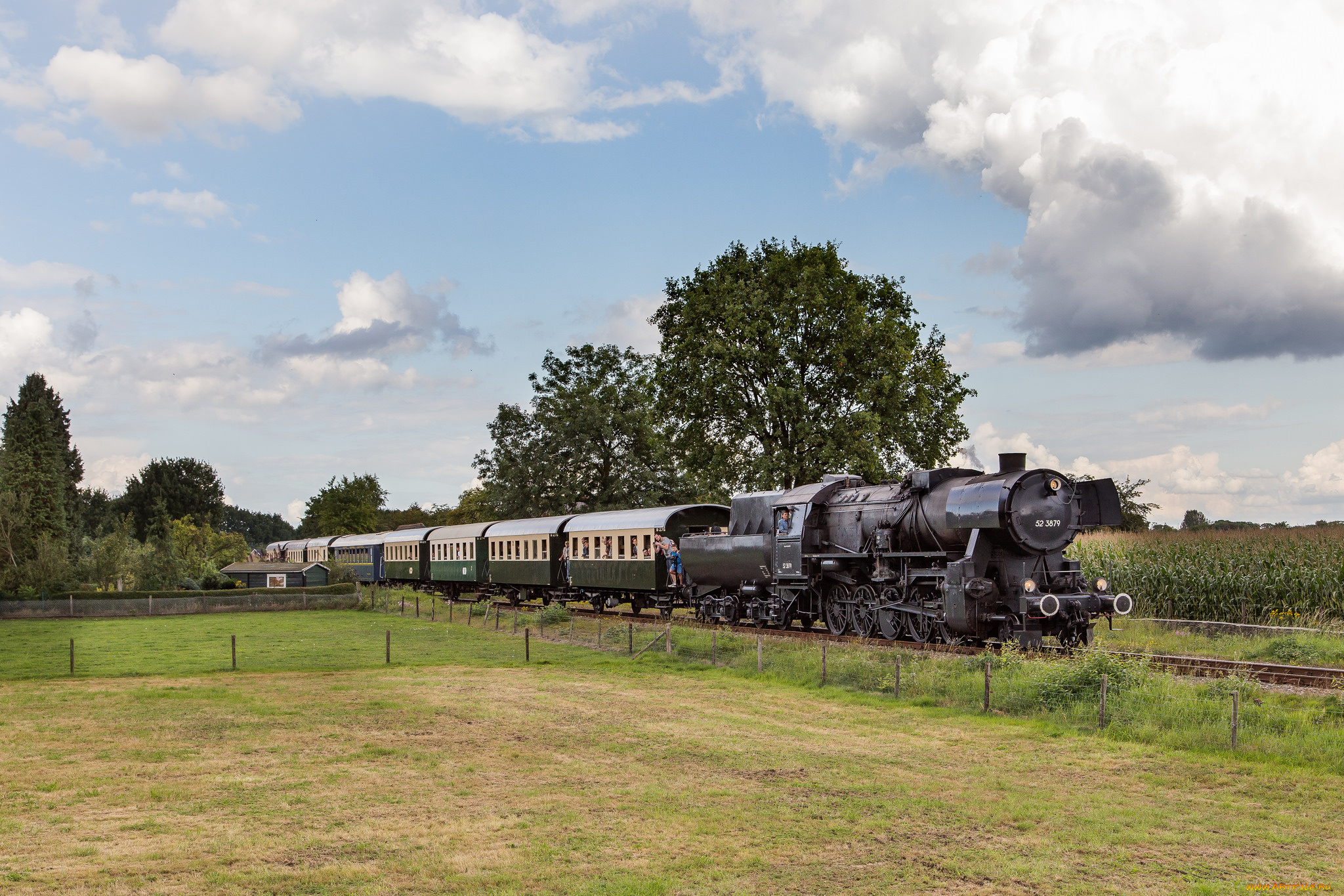 техника, паровозы, состав, локомотив