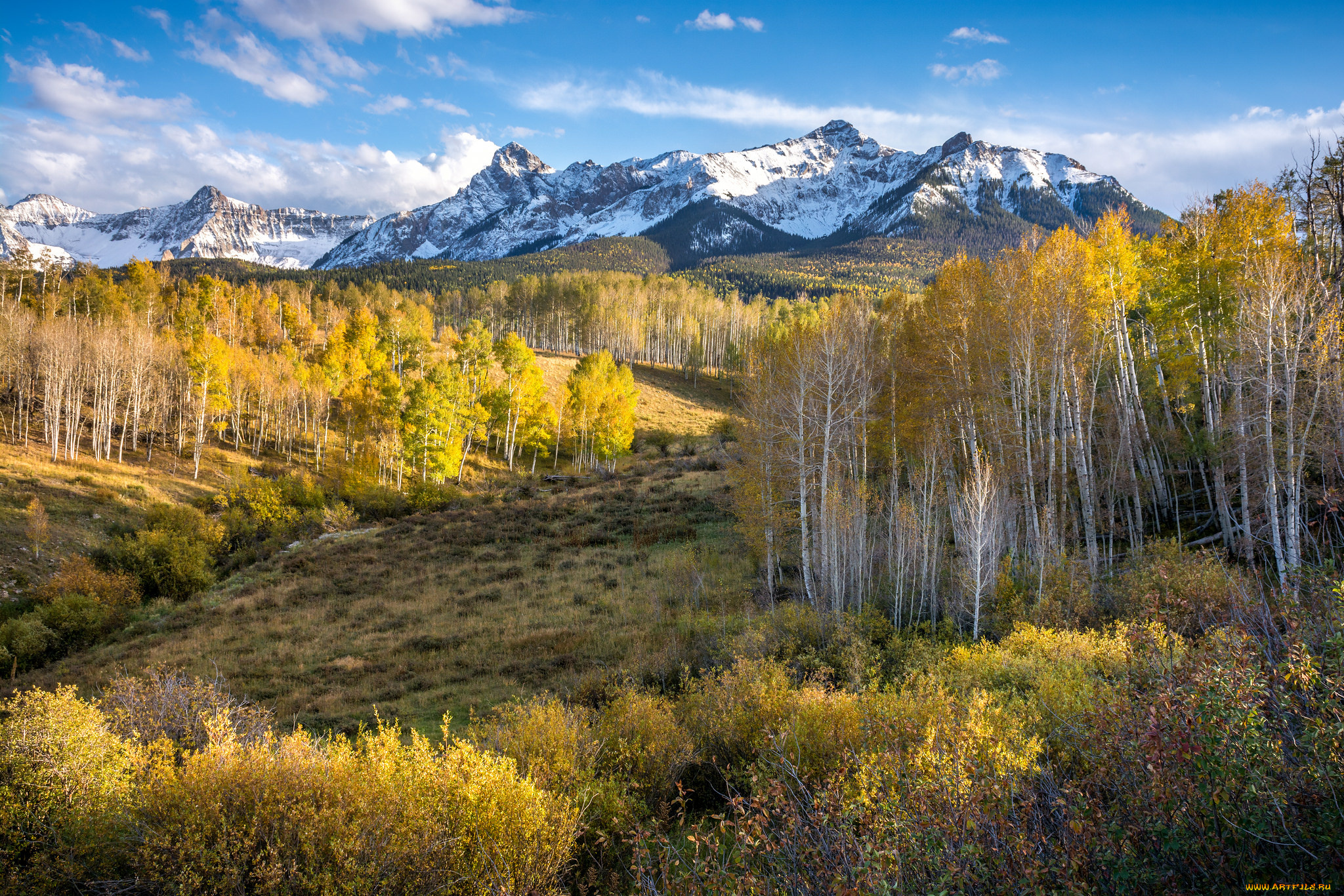 природа, горы, простор