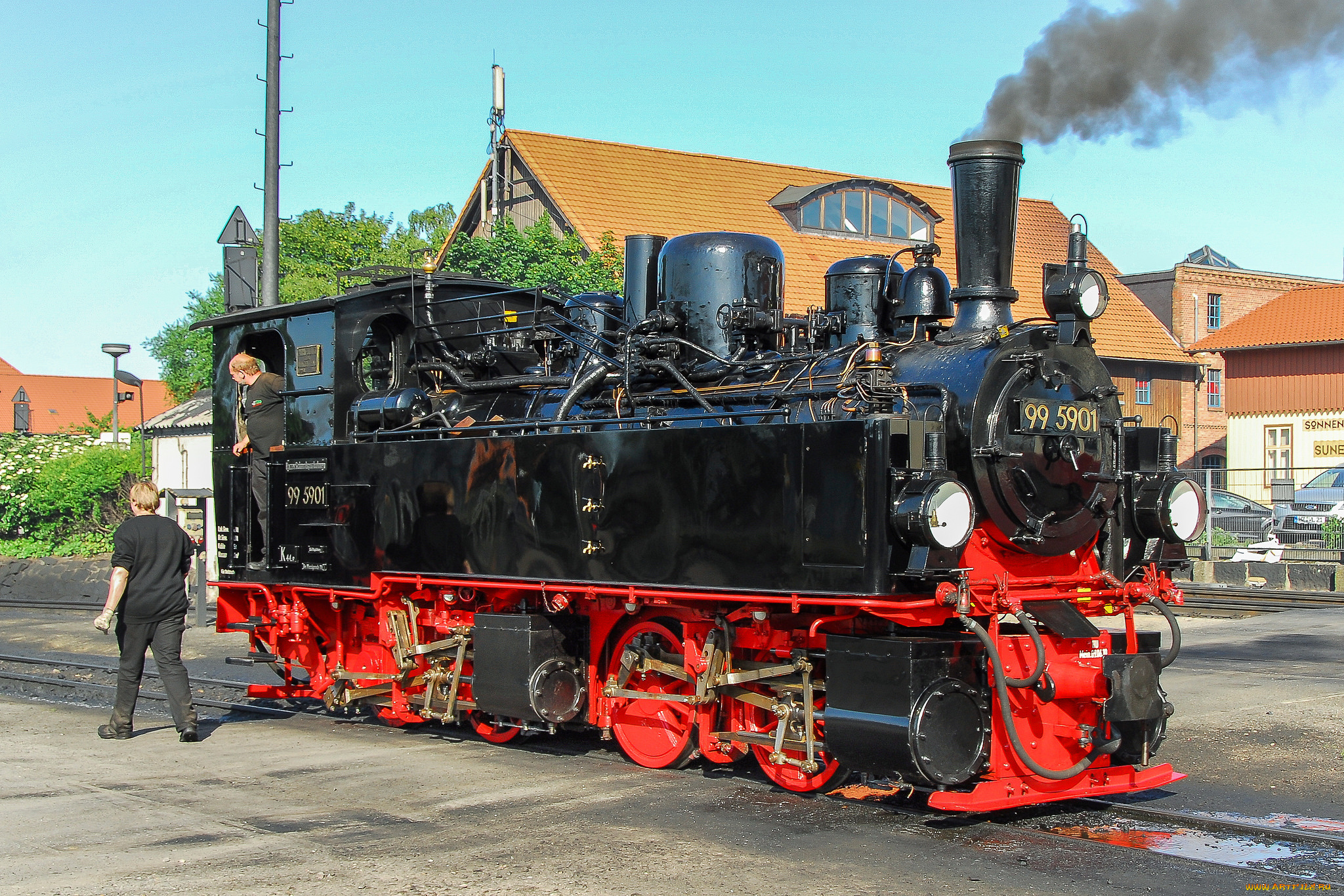 техника, паровозы, состав, локомотив