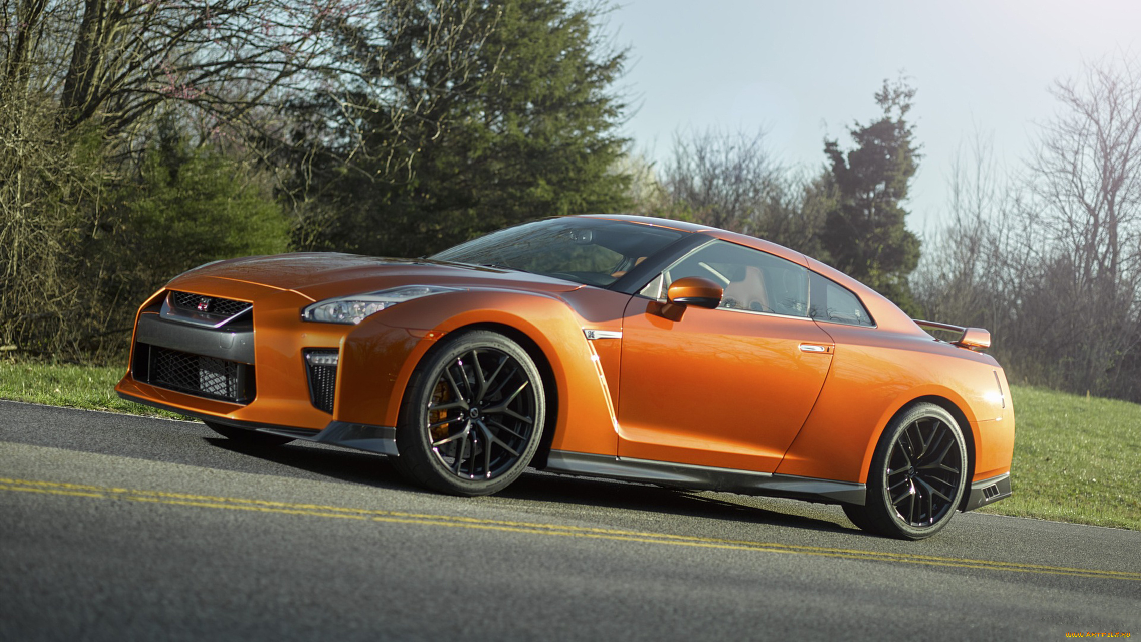 nissan, gt-r, 2017, автомобили, nissan, datsun, оранжевый, 2017, gt-r