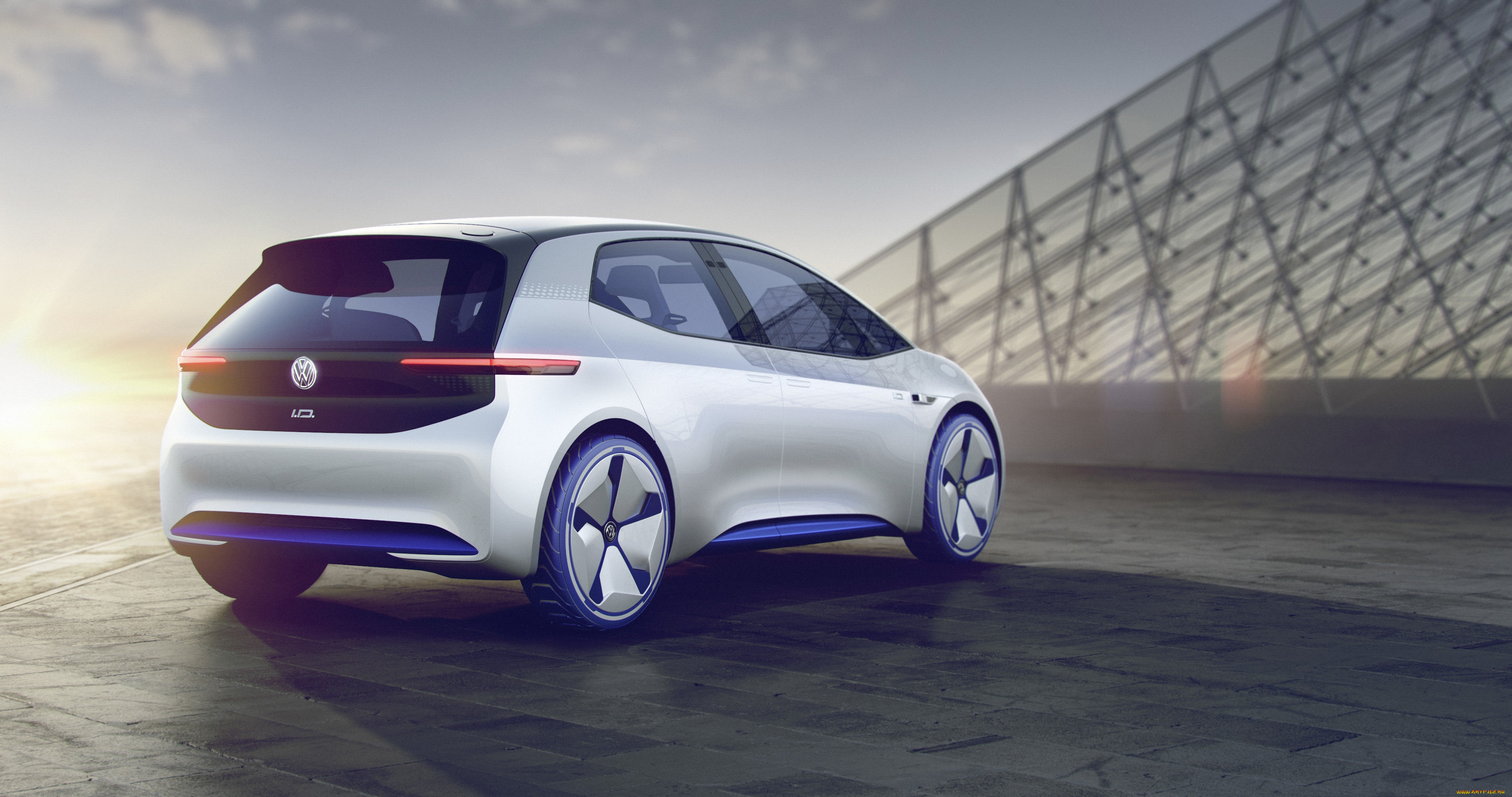 volkswagen, id, concept, 2016, автомобили, volkswagen, 2016, concept, id