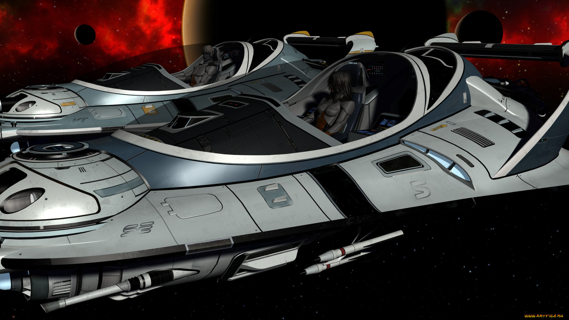 3д, графика, фантазия, , fantasy, фон, взгляд, девушка