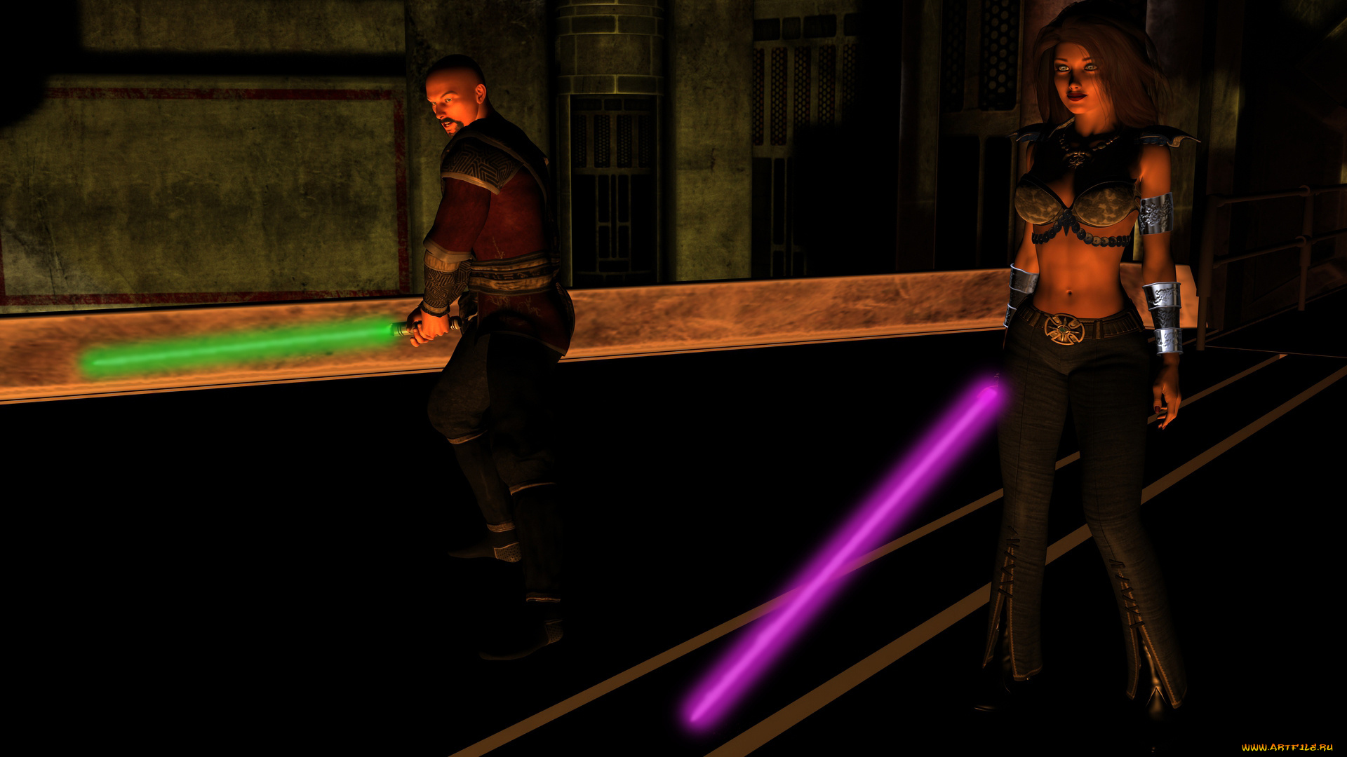 3д, графика, фантазия, , fantasy, фон, взгляд, девушка