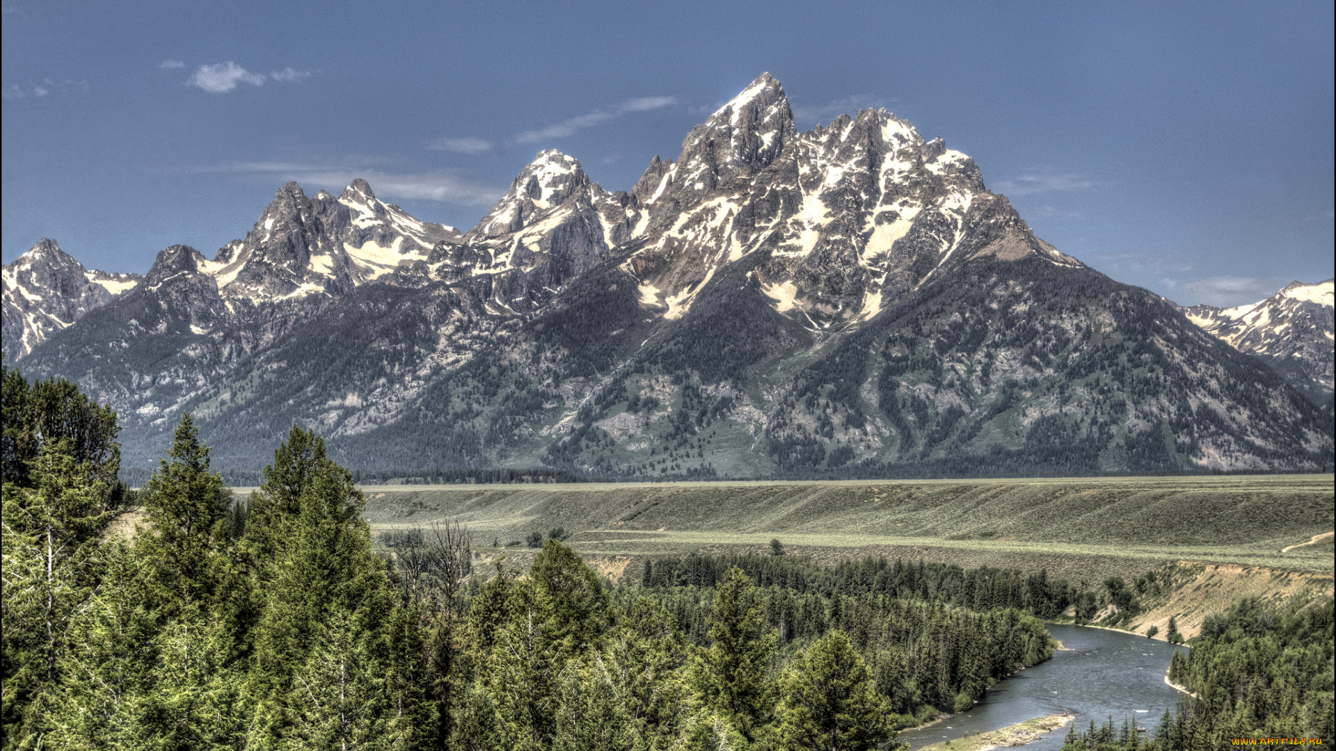 природа, горы, простор