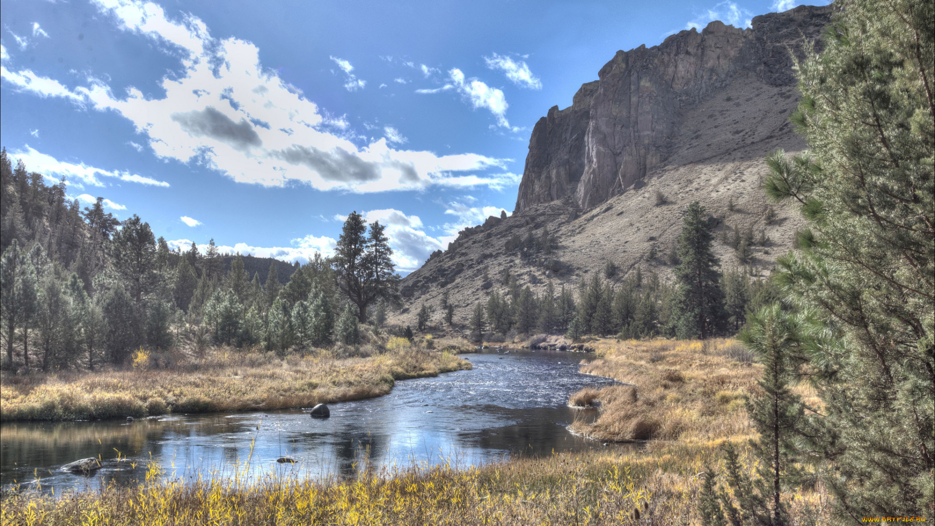 природа, реки, озера, простор