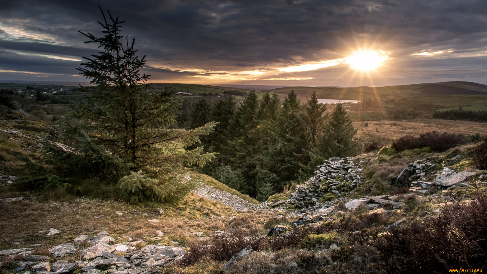 природа, восходы, закаты, wallhaven, солнце, небо, пейзаж