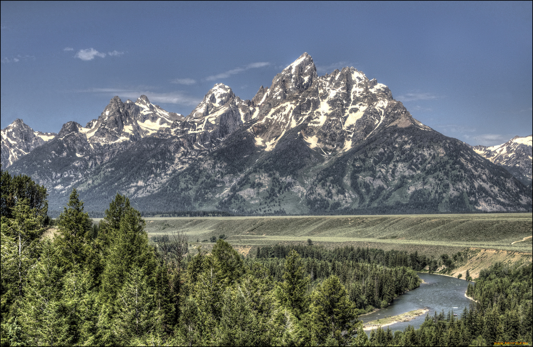 природа, горы, простор