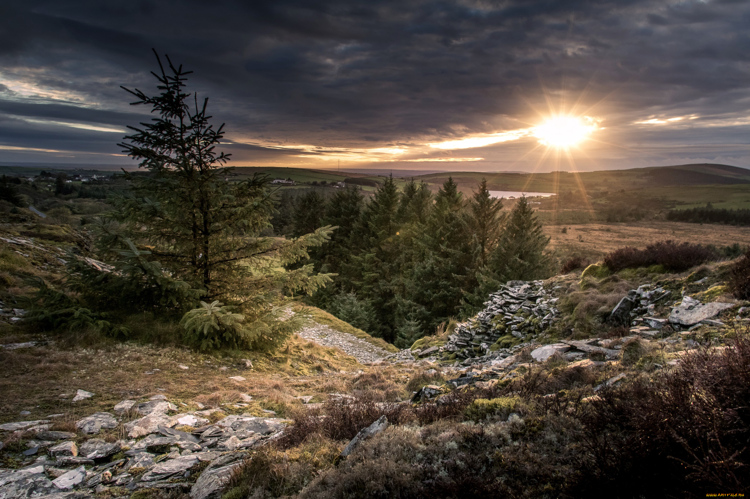 природа, восходы, закаты, wallhaven, солнце, небо, пейзаж