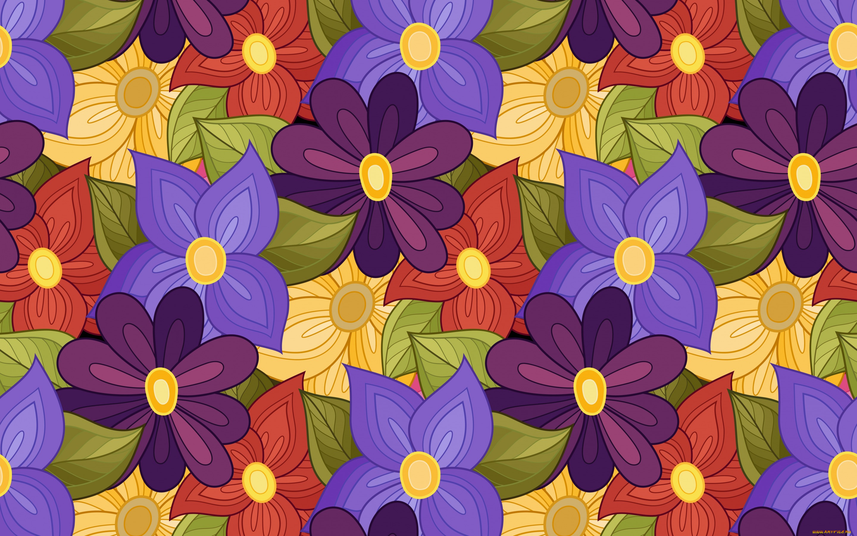 векторная, графика, цветы, , flowers, seamless, текстура, цветы, pattern, vector, floral