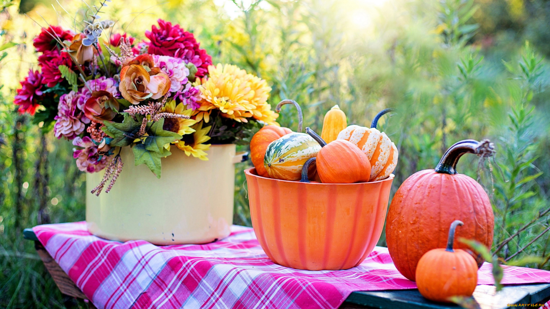 еда, натюрморт, букет, тыква