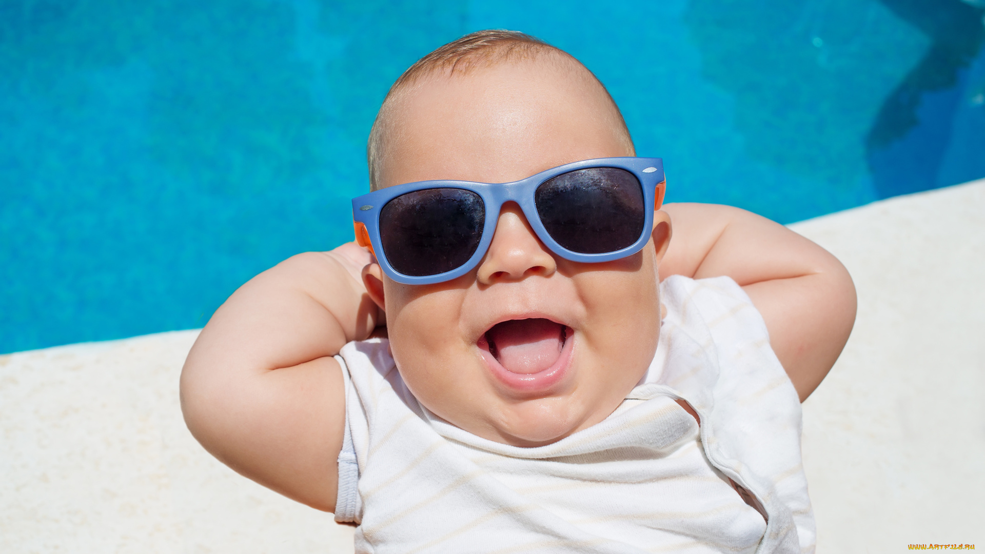 разное, дети, младенец, очки, бассейн