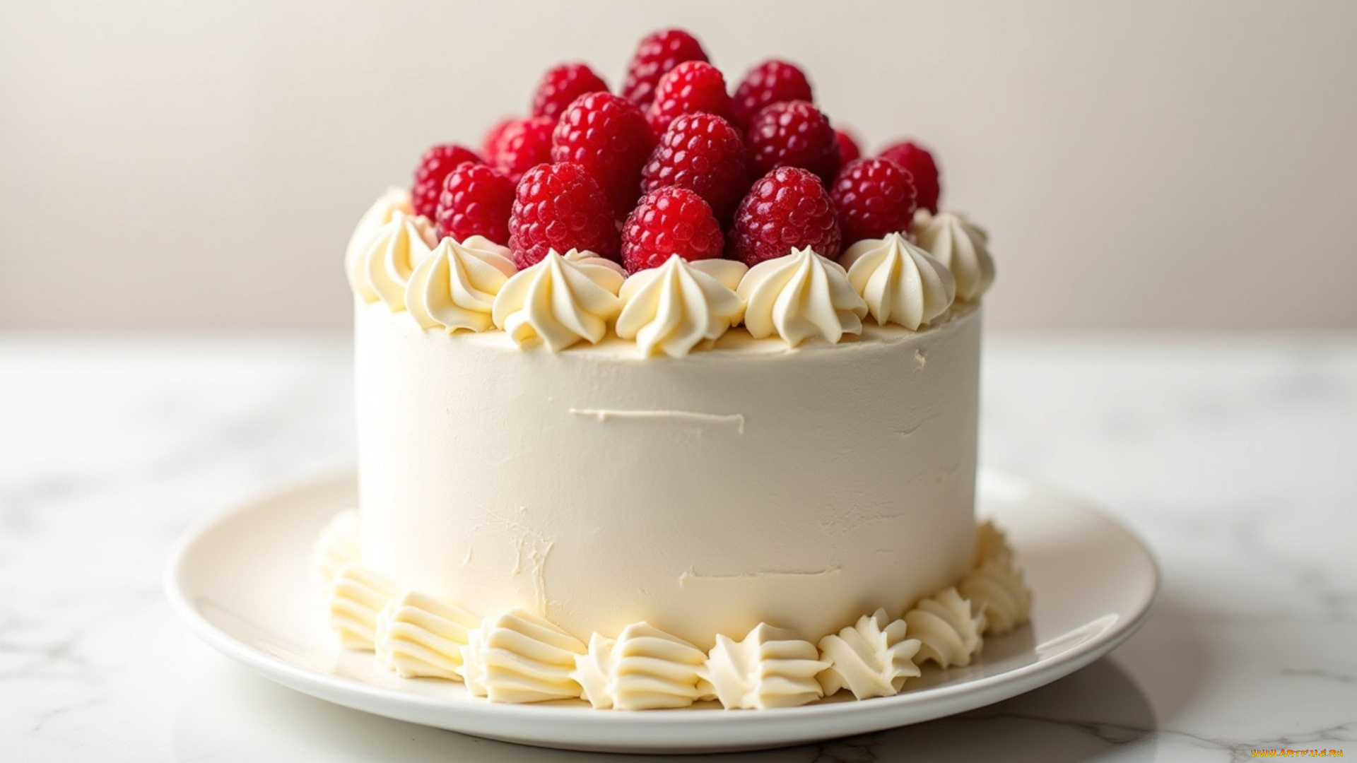 еда, торты, ягоды, торт, малина, крем