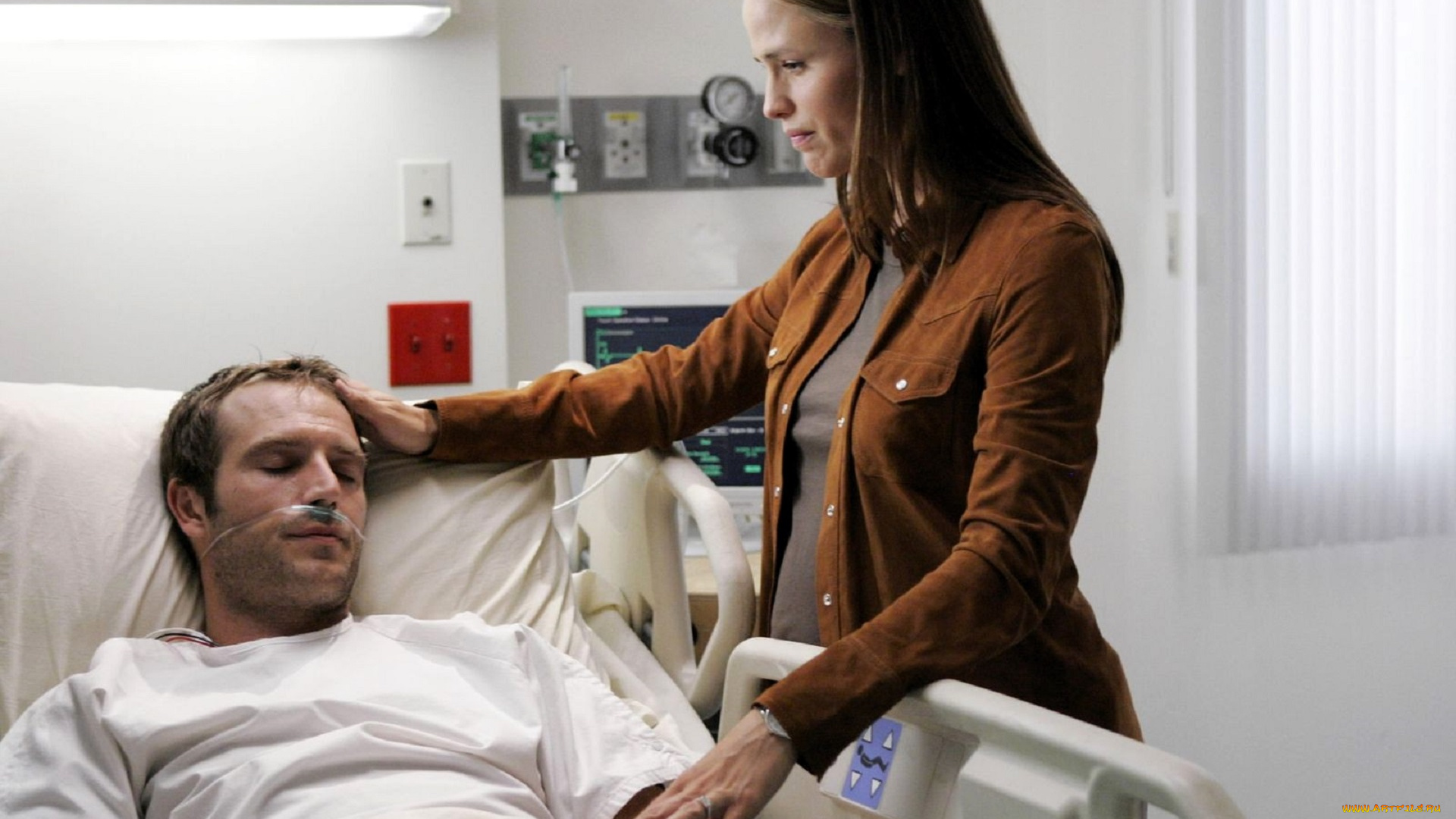 кино, фильмы, alias, женщина, забота, беременная, жакет, больница, кровать, мужчина, больной