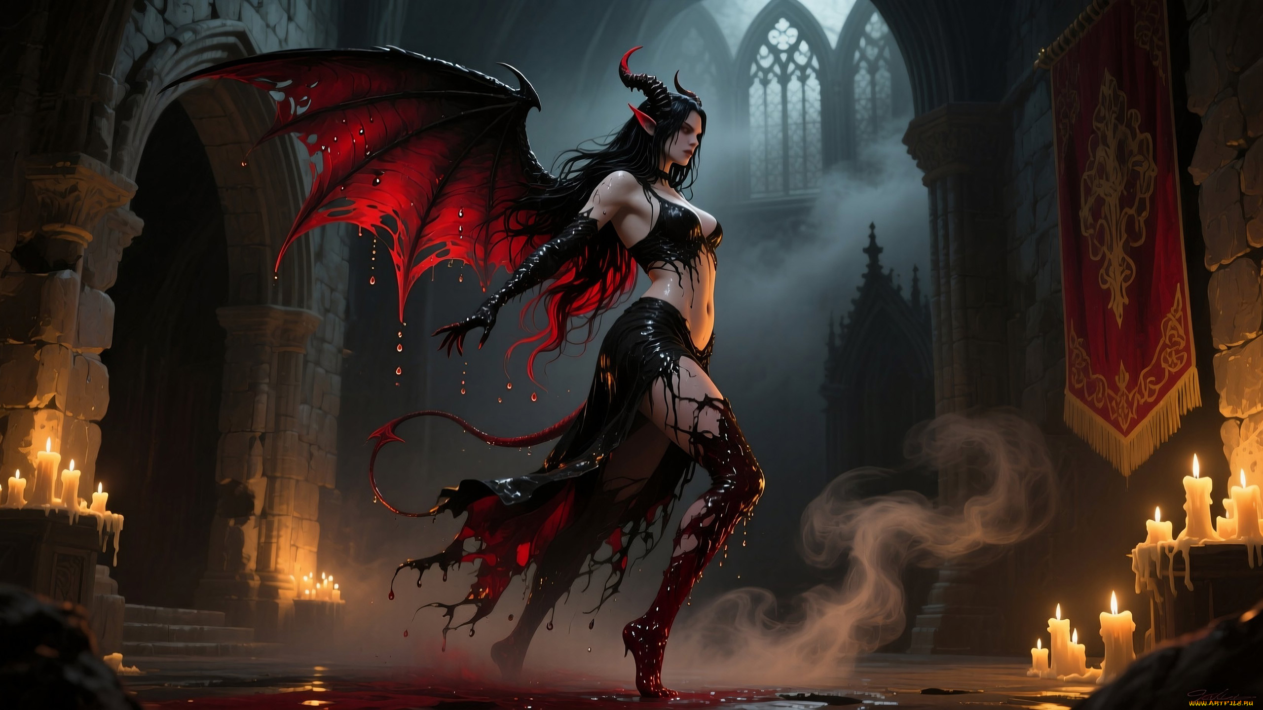 фэнтези, демоны, нейросети, графика, нейроарт, ai, art, нейронные, сети, рисунки, нейро, искусство, нейрографика, graphics, neuroart, neural, networks, drawings, neuro, neurography