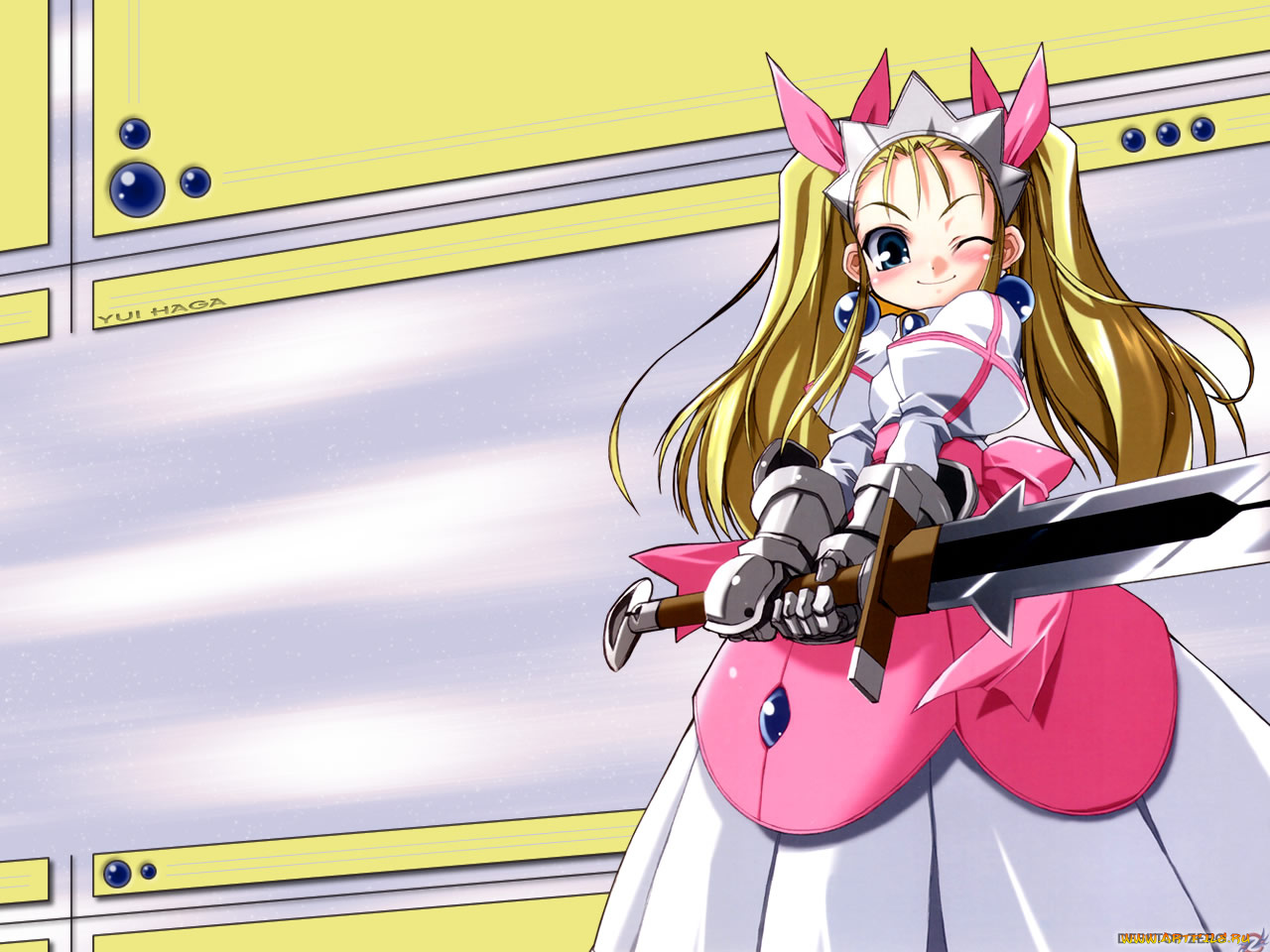 аниме, weapon, blood, technology