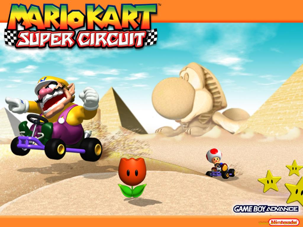 mario, kart, super, circuit, видео, игры
