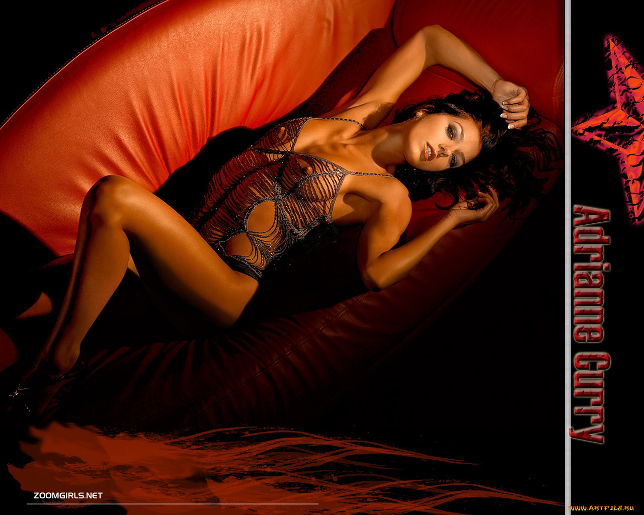 Adrianne, Curry, девушки