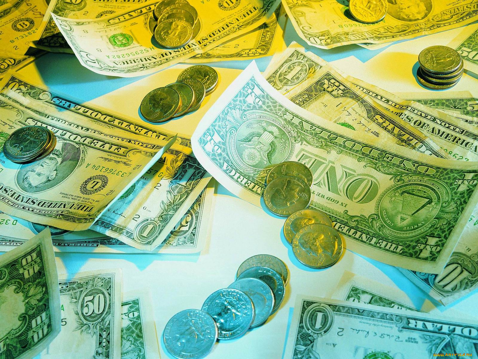 разное, золото, купюры, монеты
