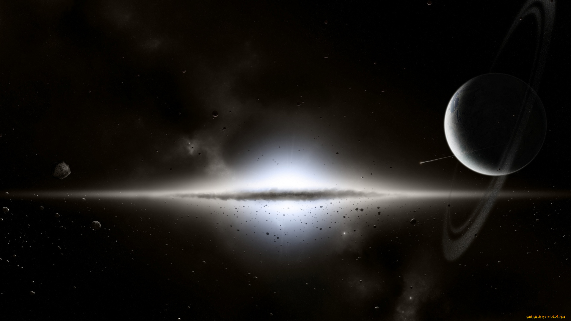 космос, галактики, туманности