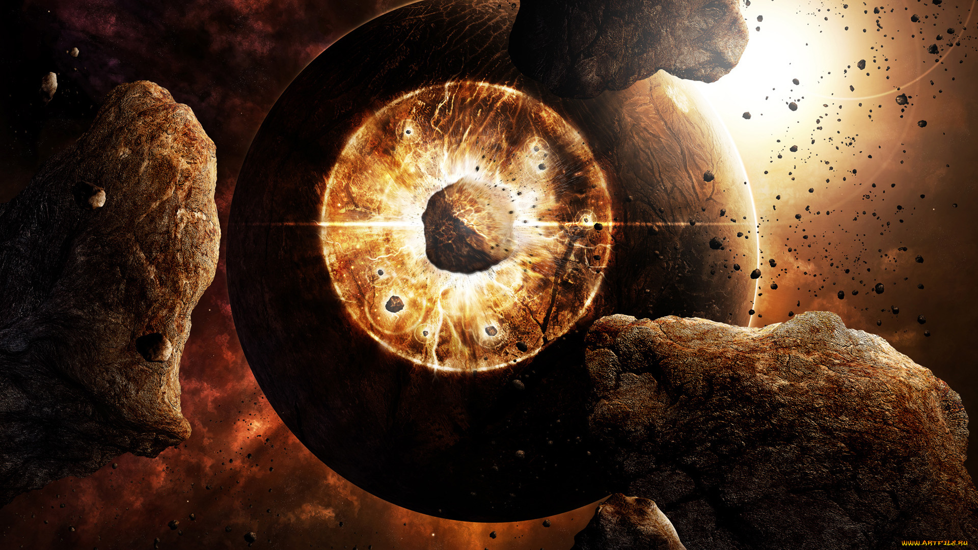 космос, кометы, метеориты