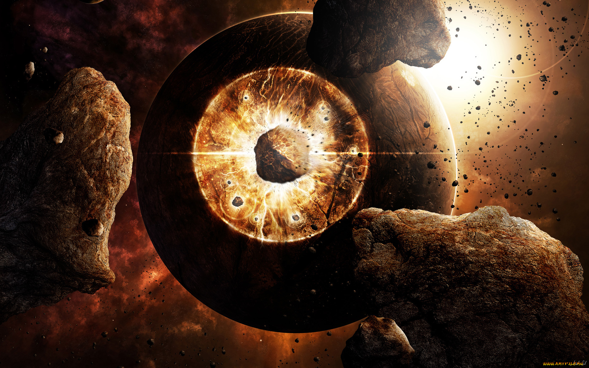 космос, кометы, метеориты