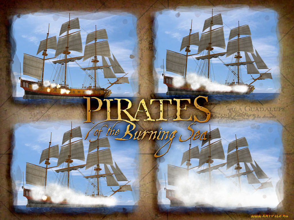 pirates, of, the, burning, sea, видео, игры, корсары, онлайн