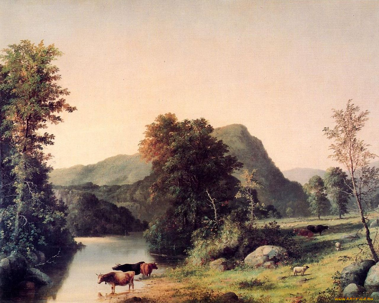 george, henry, durrie, рисованные