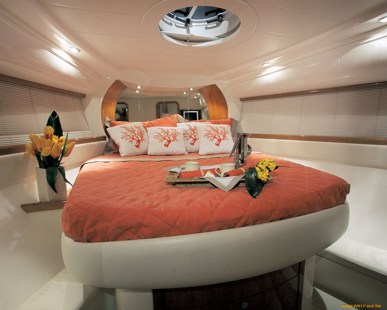 интерьер, каюты, помещения, на, корабле