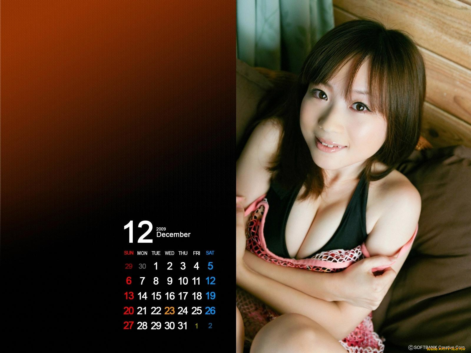 календари, девушки