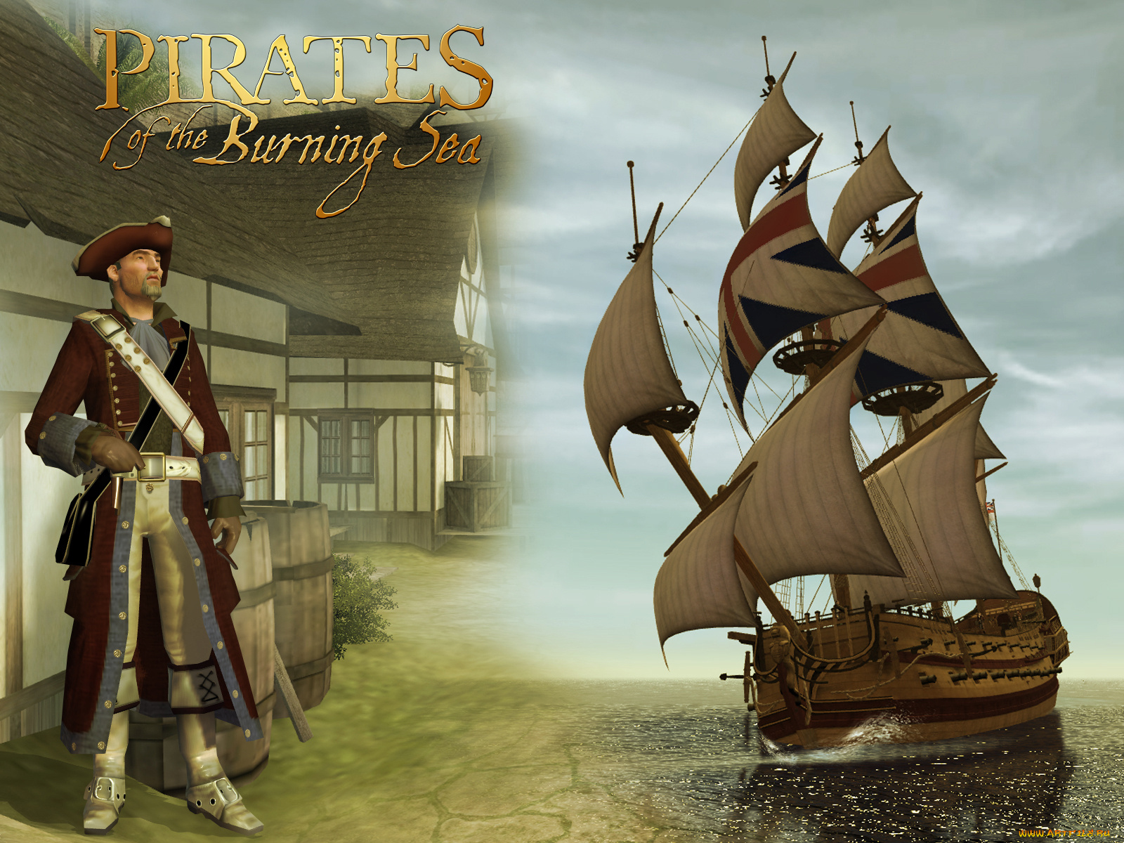 pirates, of, the, burning, sea, видео, игры, корсары, онлайн