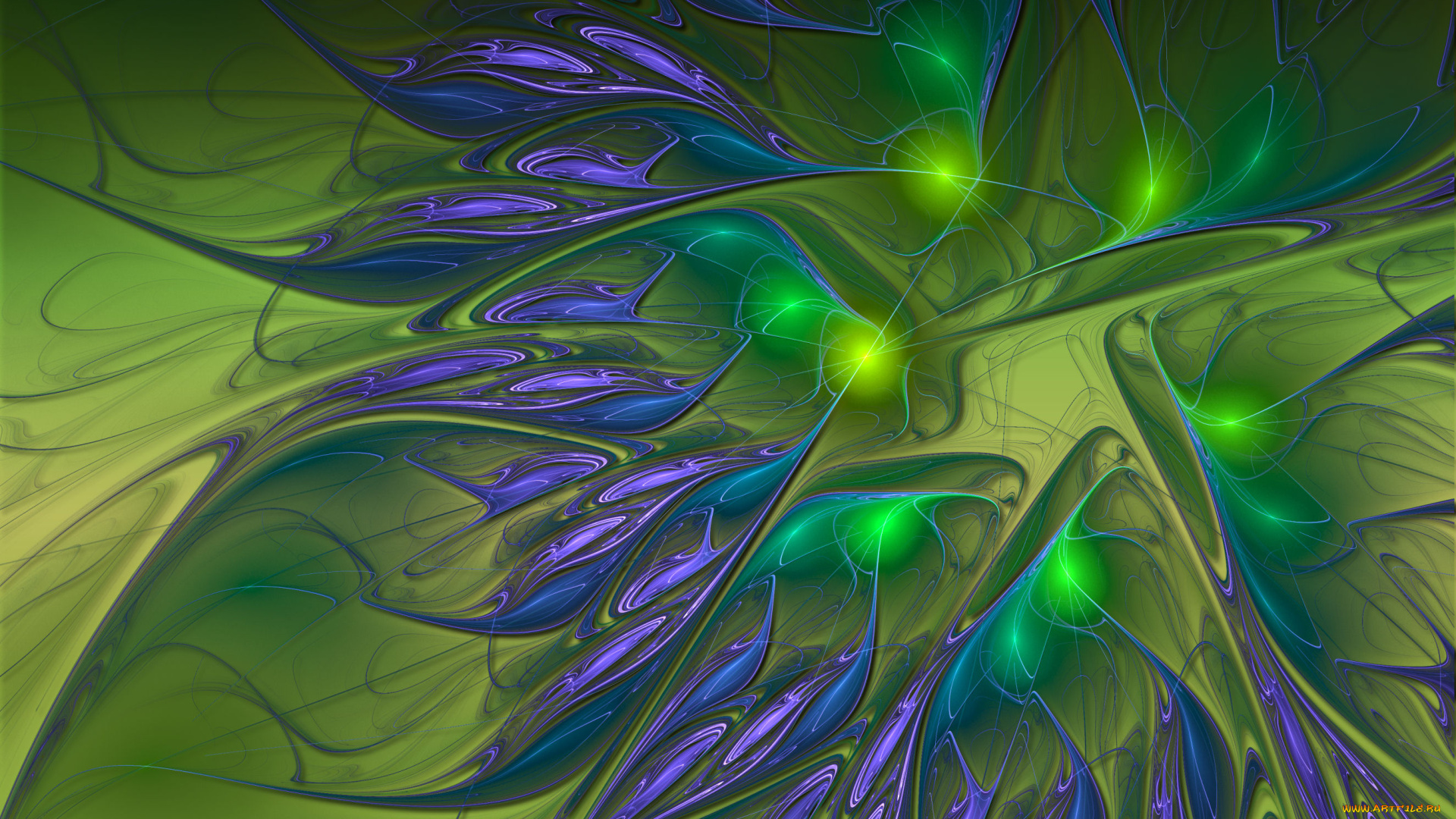 3д, графика, fractal, фракталы