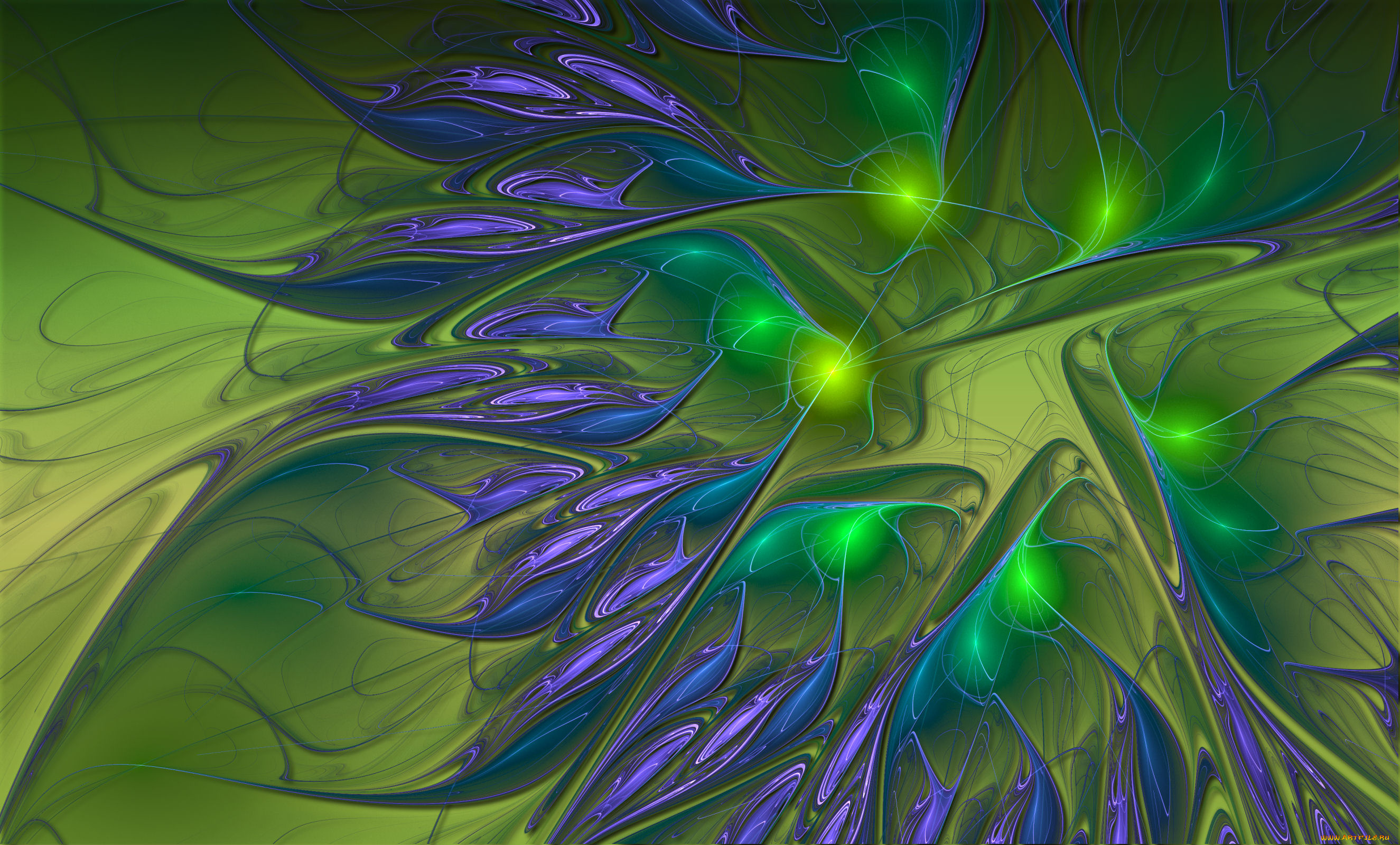 3д, графика, fractal, фракталы