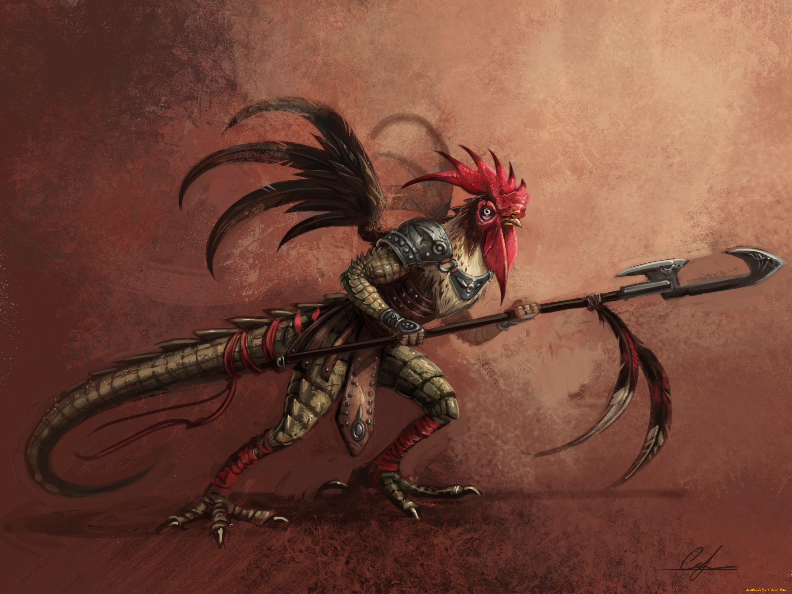 фэнтези, существа, петух